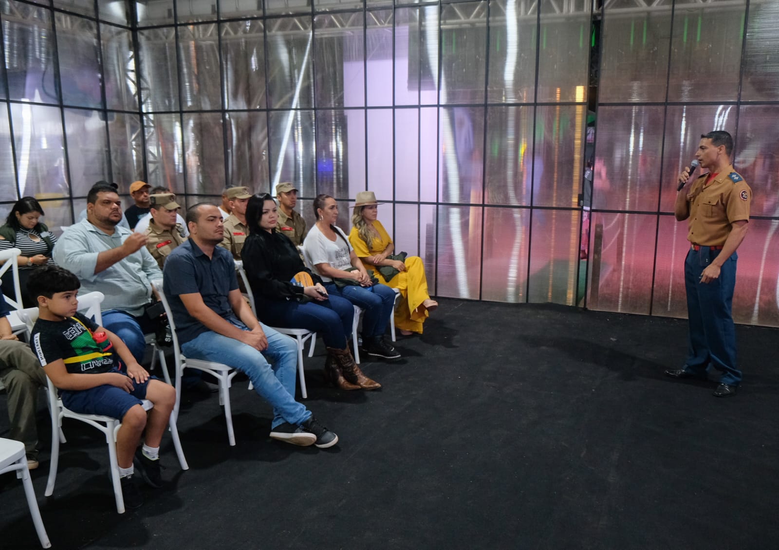 Corpo de Bombeiros apresenta painel sobre prevenção e combate às queimadas durante a Expoacre