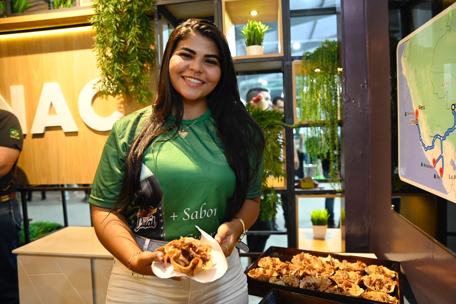 Gastronomia e degustação movimentam estande da Agência de Negócios na Expoacre