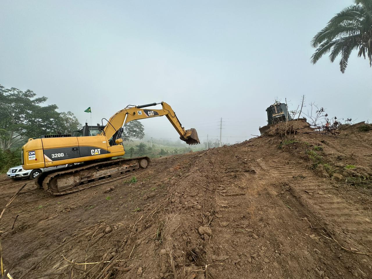 Deracre retoma obras da terceira entrada de Tarauacá