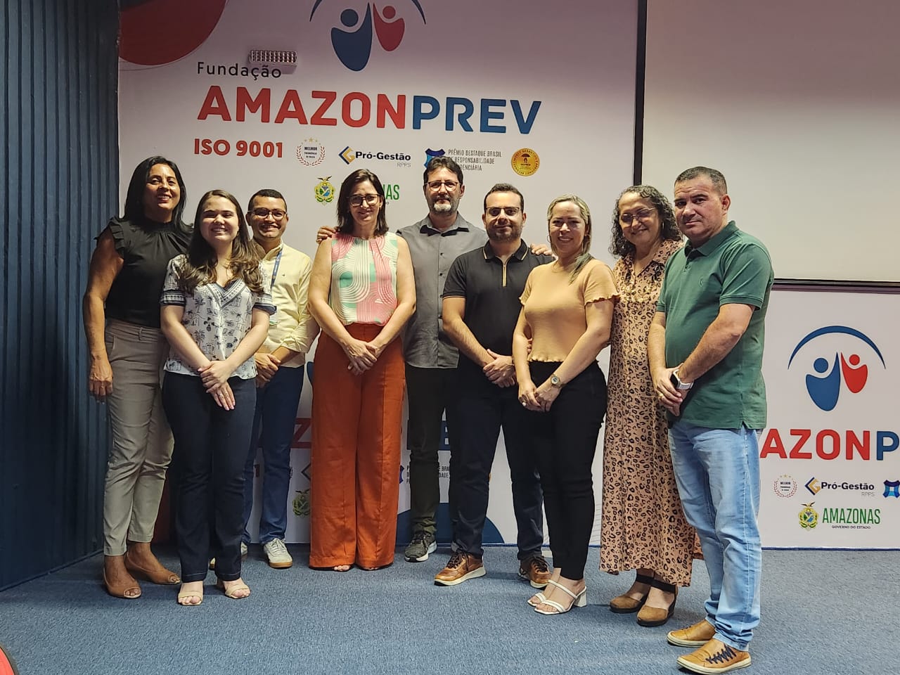 Servidores do Acreprevidência realizam visita institucional à Fundação Amazonprev, em Manaus