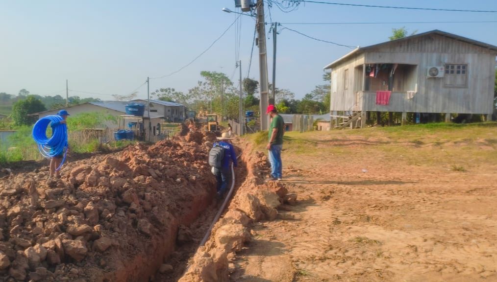 Saneacre e Prefeitura de Marechal Thaumaturgo ampliam rede de distribuição de água no município