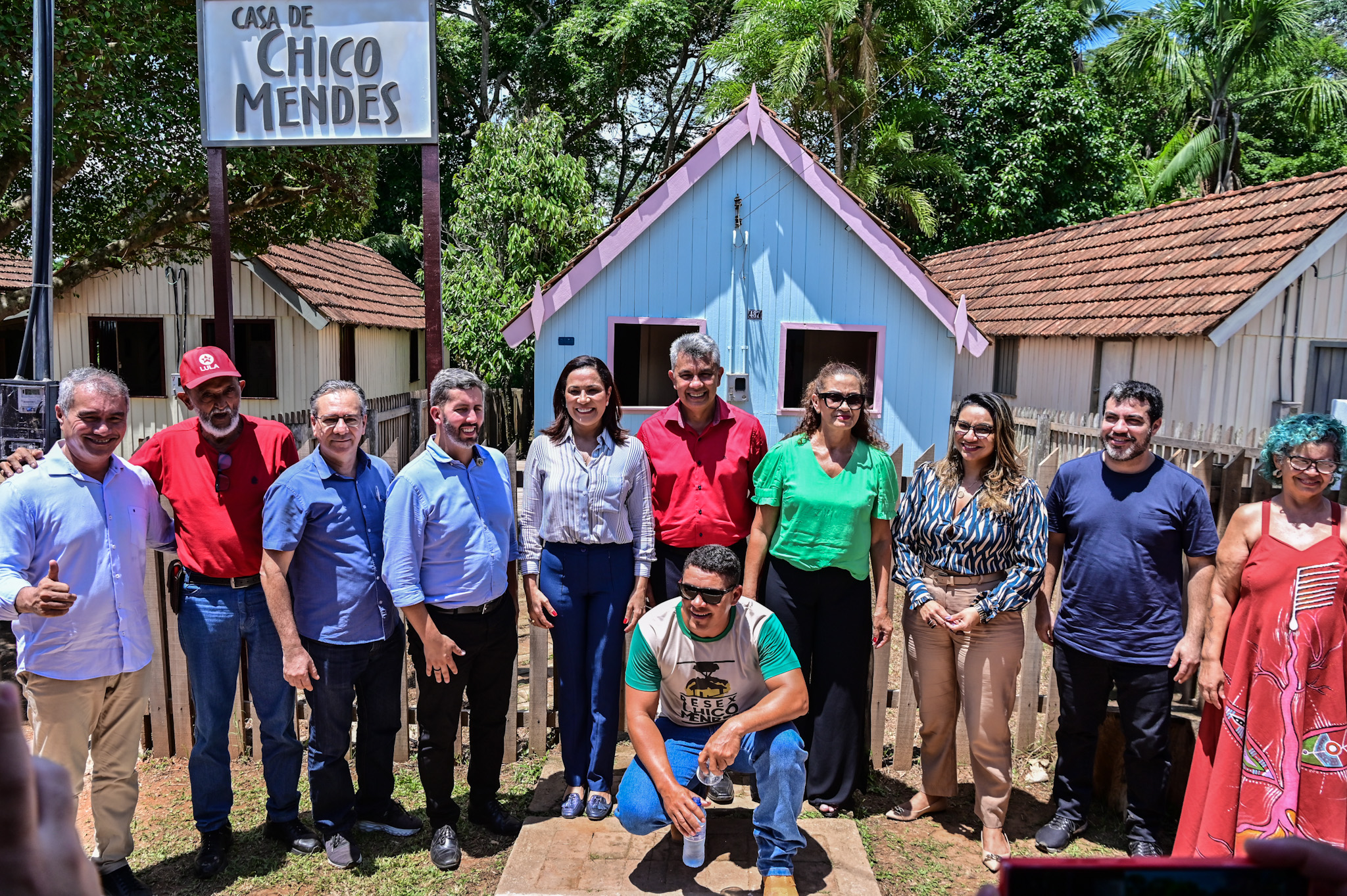 Governadora em exercício, Mailza Assis, participa da reabertura da Casa de Chico Mendes em Xapuri