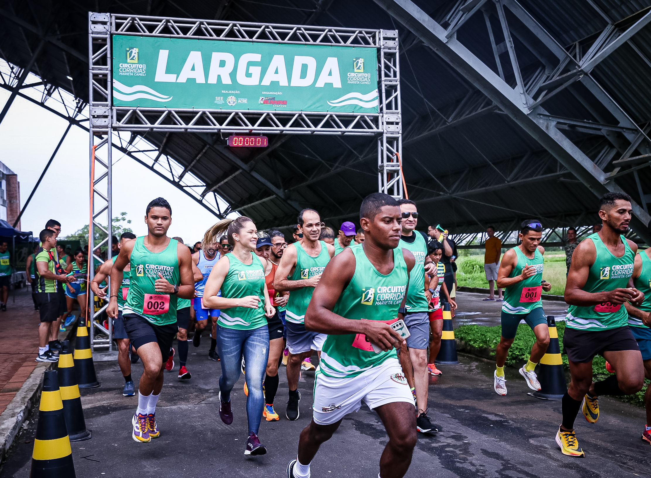 Cerca de 240 corredores participam da segunda etapa do Circuito de Corrida Marieta Cameli em Cruzeiro do Sul