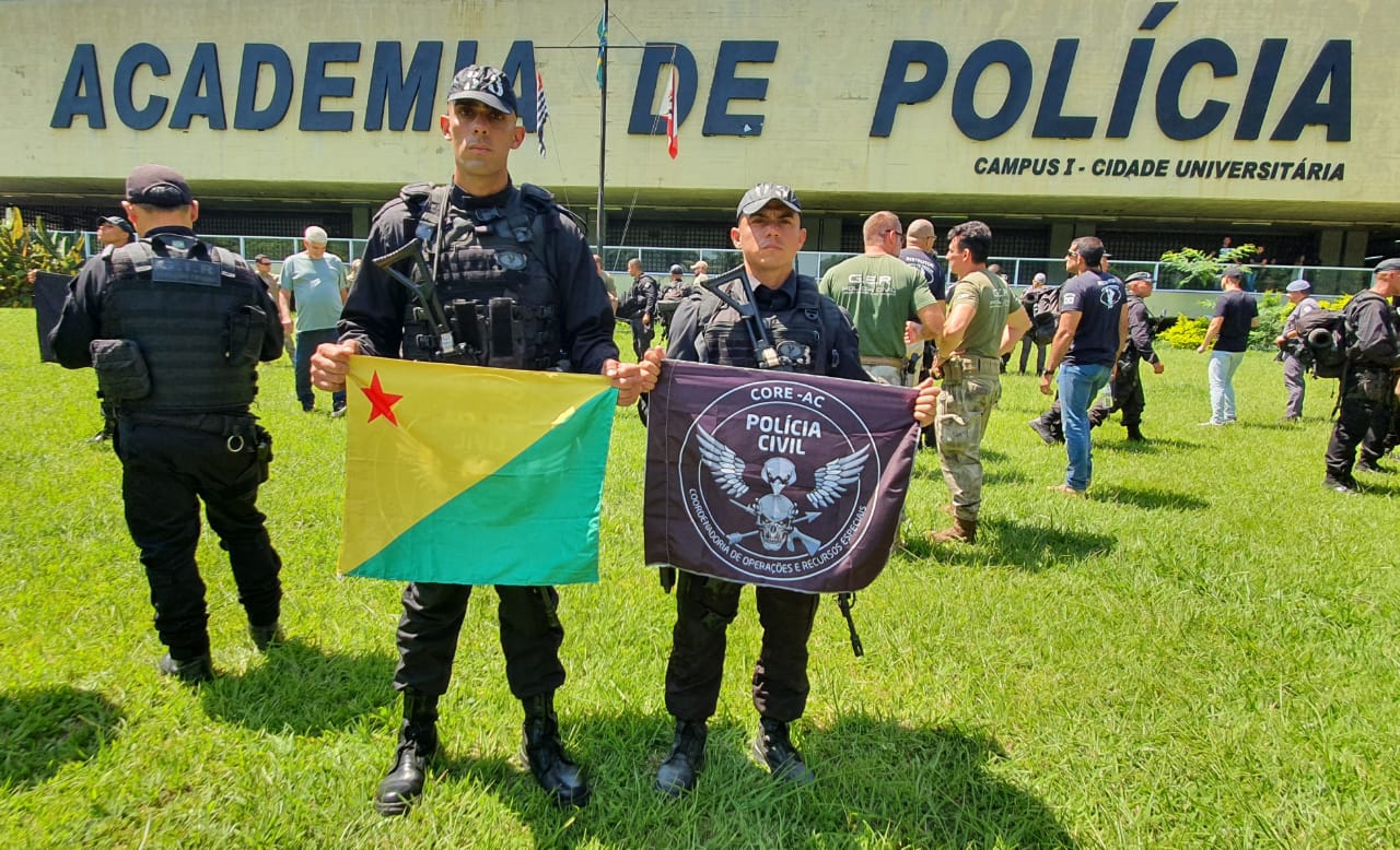 Policiais Civis do Acre concluem Curso de Operações Policiais em São Paulo