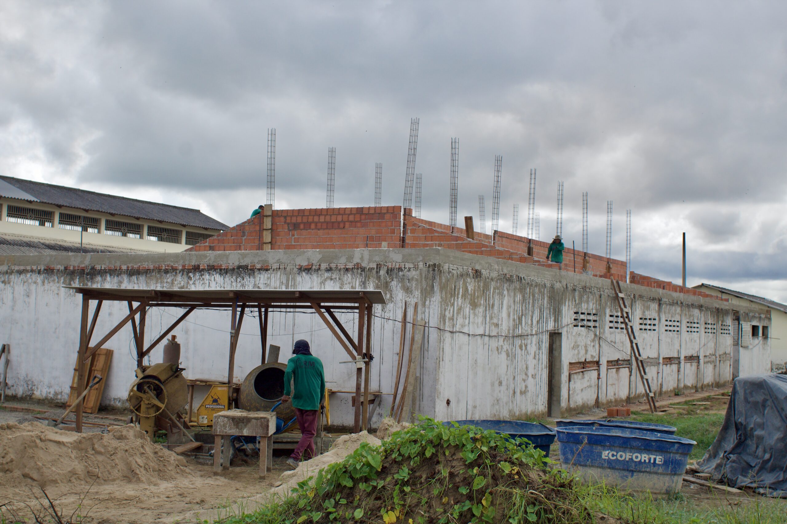 Obras do novo bloco do presídio feminino de Rio Branco seguem em ritmo acelerado