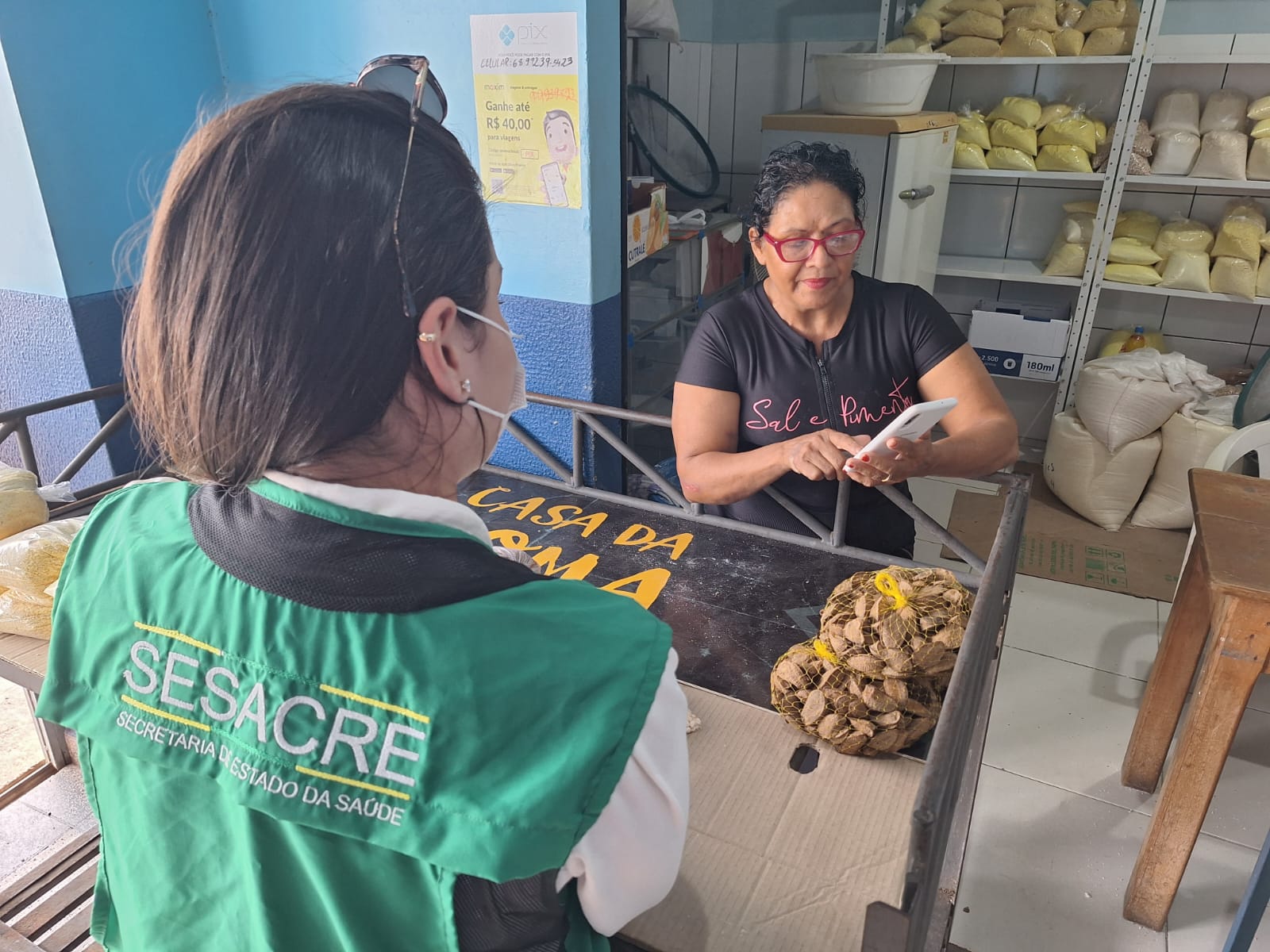 Vigilância em Saúde realiza inspeção no Mercado do Bosque na prevenção de pragas urbanas