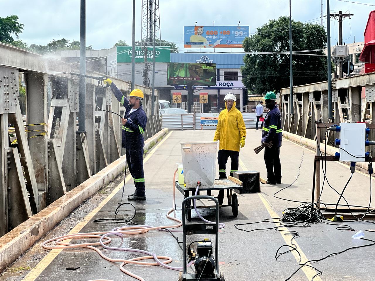 Obra da Ponte Metálica atinge 85% de execução