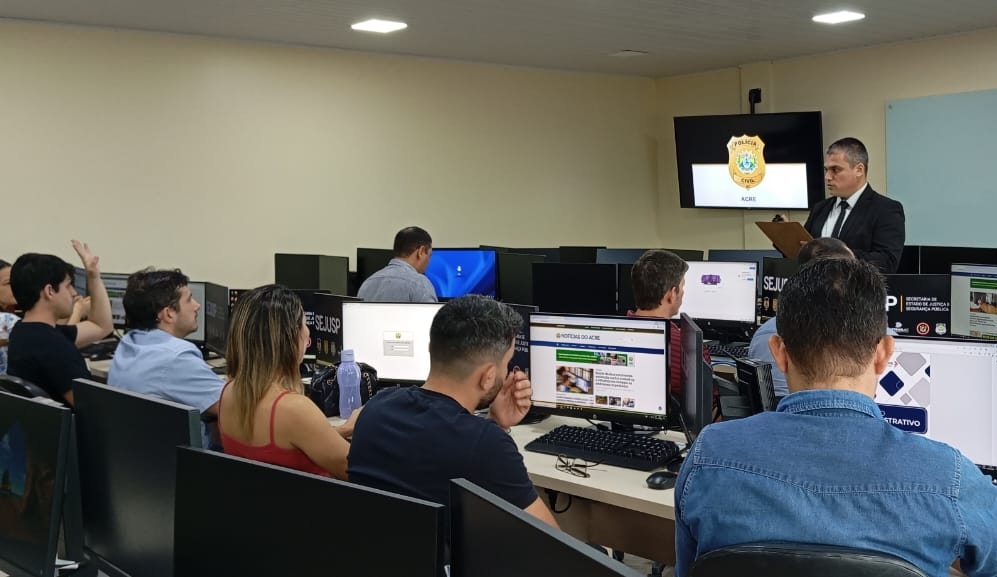 Polícia Civil do Acre promove curso de Investigação Tecnológica para Combate a Crimes Virtuais